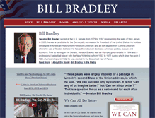 Tablet Screenshot of billbradley.com